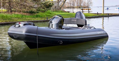 Außenborder-Schlauchboot - G380 - GRAND Inflatable Boats - halbstarr / Open / mit Seitenkonsole