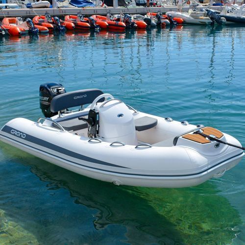 Außenborder-Schlauchboot - G340 - GRAND Inflatable Boats - halbstarr / Open / mit Seitenkonsole