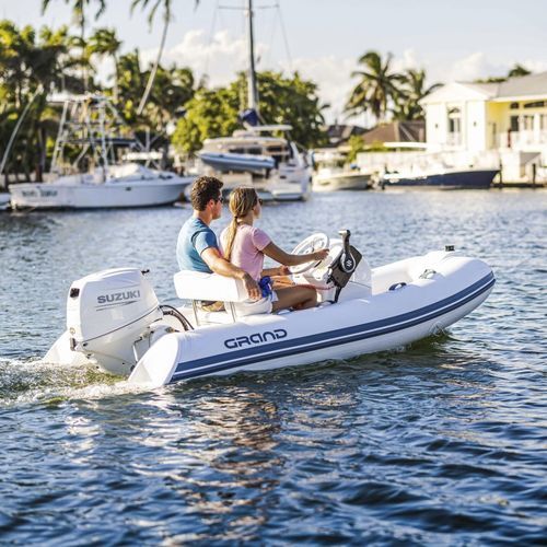 Außenborder-Schlauchboot - S330 - GRAND Inflatable Boats - halbstarr / Open / Glasfaser