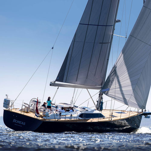 Segelyacht für Kreuzfahrten - 55CS - Contest Yachts - 3 Kabinen / mit offenem Heck / Bugspriet