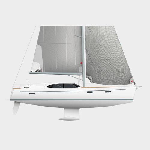 Segelboot für Kreuzfahrten - 500 DS - Nordship - 4 Kabinen / mit Decksalon / Bugspriet