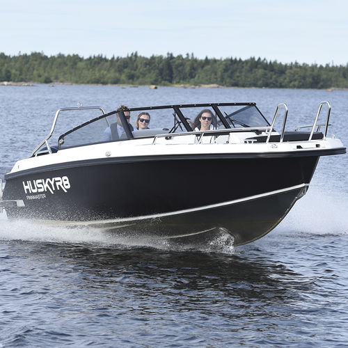 Außenborder-Runabout - HUSKY R8 - Finnmaster Boats Oy - mit Doppelkonsole / Bowrider / Open