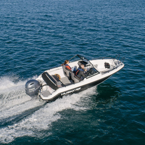 Außenborder-Runabout - HUSKY R5 - Finnmaster Boats Oy - mit Doppelkonsole / Bowrider / Open
