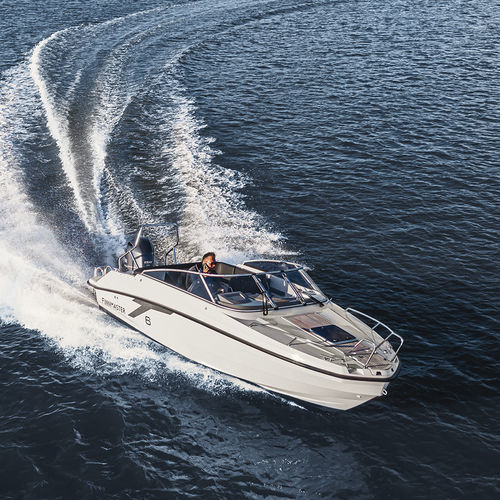 Außenborder-Daycruiser - T6 - Finnmaster Boats Oy - Open / mit Doppelkonsole / Aluminium