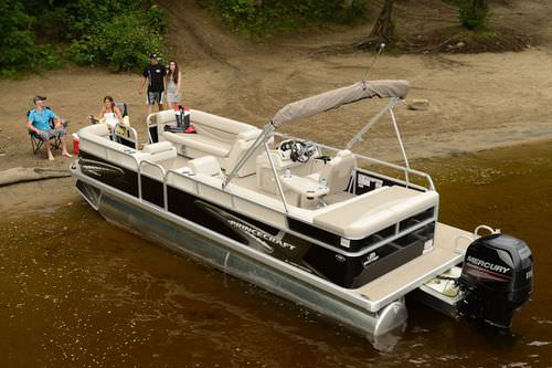 Außenborder-Pontonboot - VECTRA 23 - Bateaux Princecraft - Aluminium / max. 12 Personen