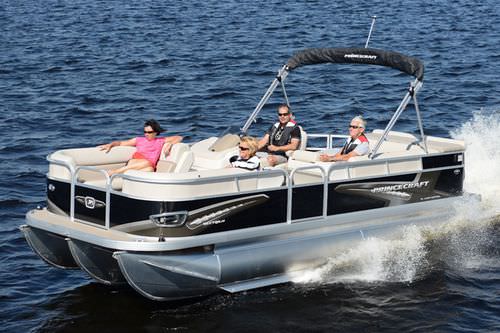 Außenborder-Pontonboot - VECTRA 21 - Bateaux Princecraft - tri-tube / Aluminium / max. 10 Personen