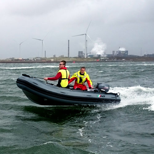 Rettungsboot - A12 - AB Inflatables - Außenborder / Aluminium / Festrumpf-Schlauchboot