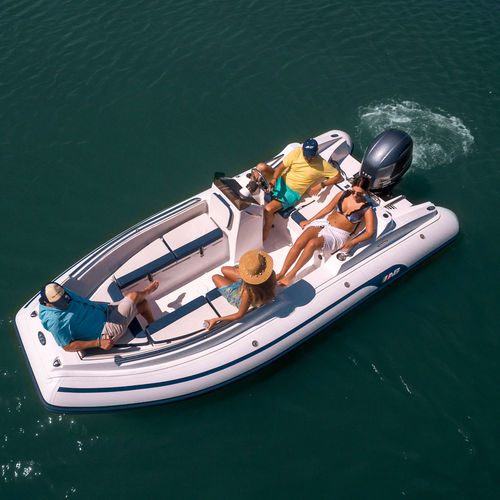 Außenborder-Schlauchboot - 17 DLX - AB Inflatables - halbstarr / Open / mit Seitenkonsole