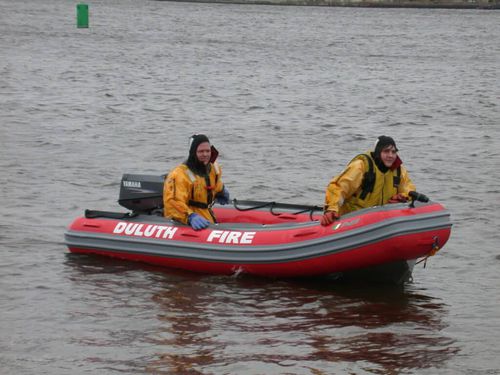 Rettungsboot Berufsschiff - A12 - AB Inflatables - Außenborder / Aluminium / Festrumpf-Schlauchboot