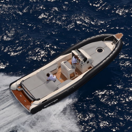 Innenborder-Schlauchboot - ONE 888 - SCANNER - halbstarr / mit Mittelkonsole / Open