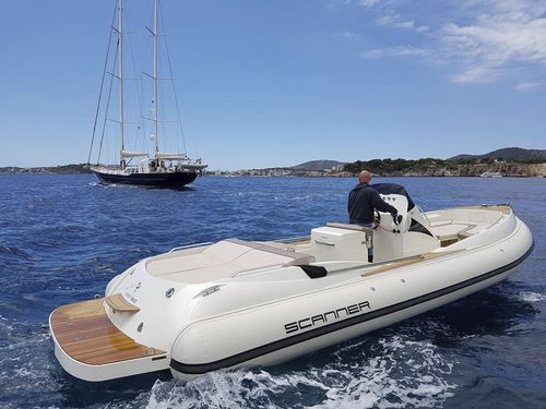 Innenborder-Schlauchboot - ENVY 860  - SCANNER - halbstarr / mit Mittelkonsole / Open