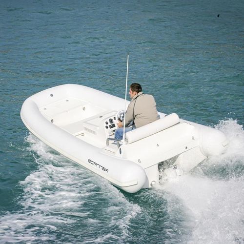 Jetantriebs-Schlauchboot - COSMO 420 - SCANNER - Diesel / halbstarr / Open