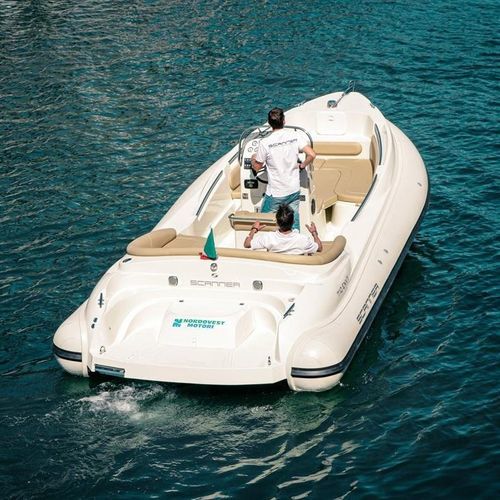 Innenborder-Schlauchboot - ENVY 710  - SCANNER - halbstarr / mit Mittelkonsole / Open