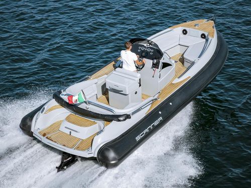 Innenborder-Schlauchboot - ENVY 770 - SCANNER - halbstarr / mit Mittelkonsole / Open