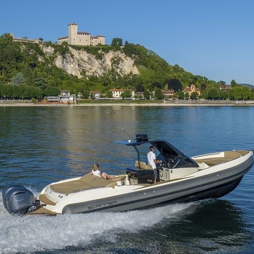 Außenborder-Schlauchboot - ENVY 1100 HT - SCANNER - zweimotorig / halbstarr / Open