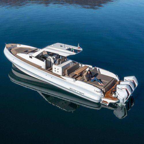 Außenborder-Schlauchboot - ENVY 1200 HT OB - SCANNER - dreimotorig / halbstarr / Hardtop