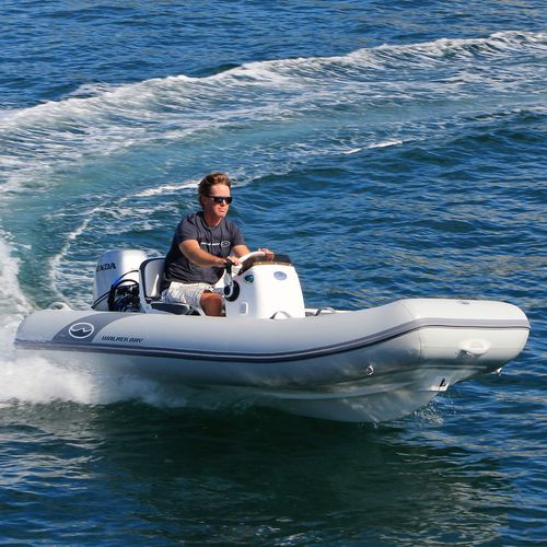 Außenborder-Schlauchboot - 365 STX Deluxe - Walker Bay Boats - halbstarr / Open / mit Seitenkonsole