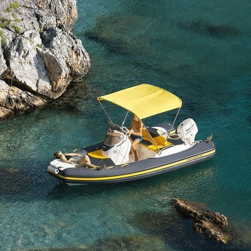 Außenborder-Schlauchboot - COASTER 520  - Joker Boat - halbstarr / Open / mit Seitenkonsole