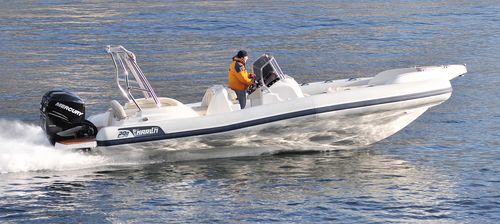 Außenborder-Schlauchboot - 298 - Marlin - zweimotorig / halbstarr / mit Mittelkonsole