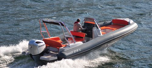 Außenborder-Schlauchboot - 24 X - Marlin - halbstarr / mit Mittelkonsole / Sport