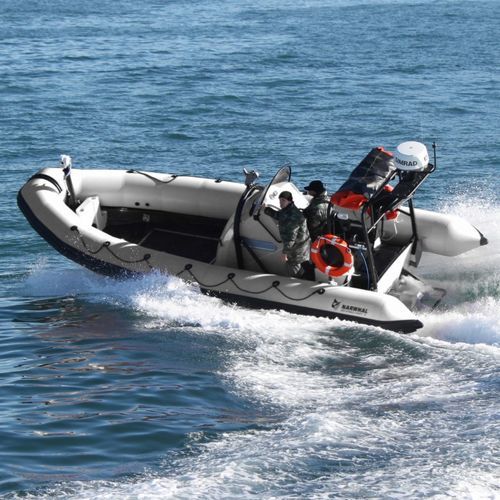 Ausflugsboot Berufsschiff - SP-750 - Narwhal - Taucherbasisboot / Außenborder / Festrumpf-Schlauchboot