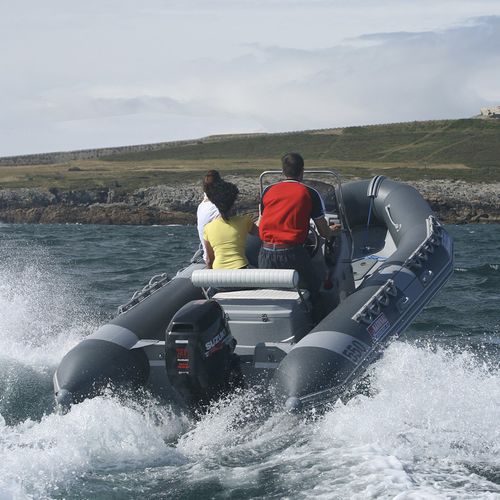 Taucherbasisboot Berufsschiff - HD-550 - Narwhal - Forschungsboot / Außenborder / Festrumpf-Schlauchboot