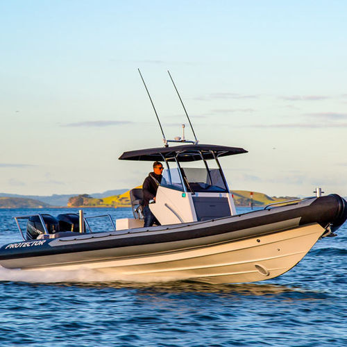 Außenborder-Schlauchboot - 330 CHASE - Rayglass Boats - zweimotorig / halbstarr / mit Mittelkonsole