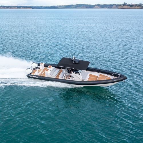 Außenborder-Schlauchboot - 410 CHASE - Rayglass Boats - zweimotorig / halbstarr / Open