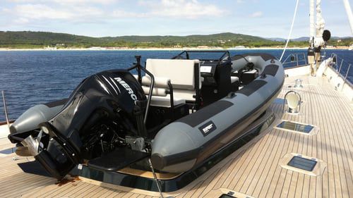 Außenborder-Schlauchboot - 22  - RUPERT MARINE - halbstarr / mit Mittelkonsole / Open