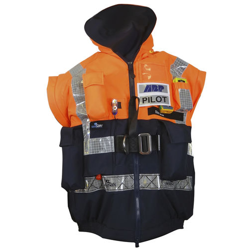 Jacke zur beruflichen Nutzung - Sea Trekker Level 150 - Seasafe Systems Ltd - wasserdicht / atmungsaktiv / mit integrierter selbstaufblasbarer Rettungsweste