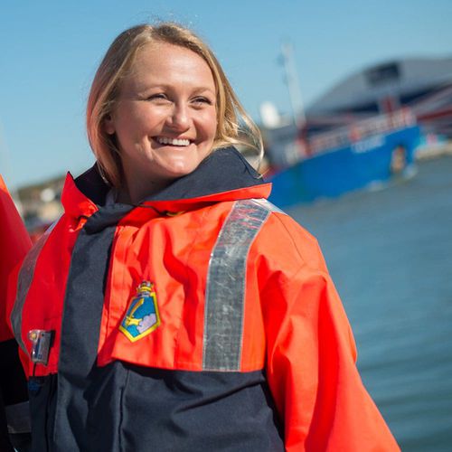 Jacke zur beruflichen Nutzung - Sea Explorer Level 100 - Seasafe Systems Ltd - wasserdicht / atmungsaktiv / mit integrierter selbstaufblasbarer Rettungsweste