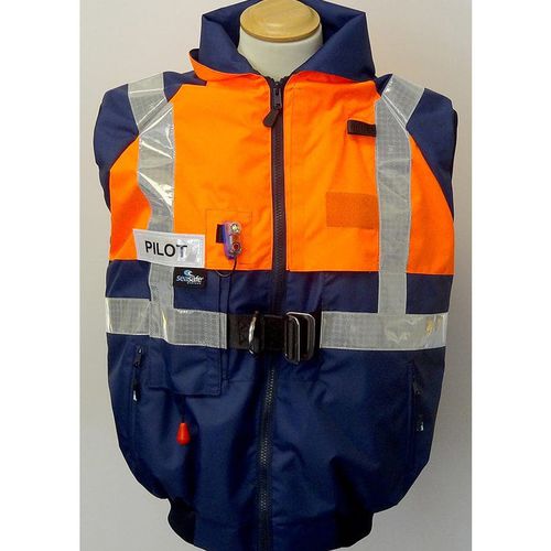 Jacke zur beruflichen Nutzung - Sea Trekker Level 100  - Seasafe Systems Ltd - wasserdicht / atmungsaktiv / mit integrierter selbstaufblasbarer Rettungsweste