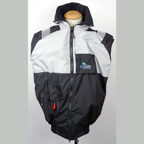Jacke zur beruflichen Nutzung - Seasafe Systems Ltd - wasserdicht / atmungsaktiv / mit integrierter selbstaufblasbarer Rettungsweste