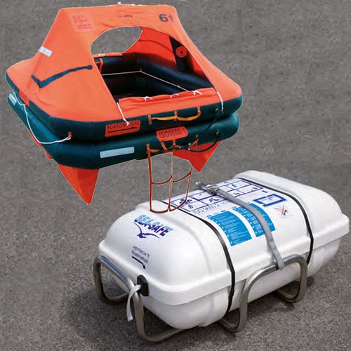 Rettungsinsel für Schiffe - Standard - Seasafe Systems Ltd - Sechssitzer / 10 Plätze / 4 Plätze