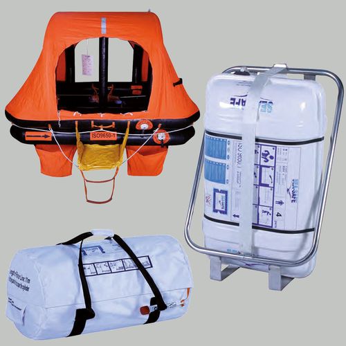 Rettungsinsel für Schiffe - Standard - Seasafe Systems Ltd - Sechssitzer / 8 Plätze / 4 Plätze
