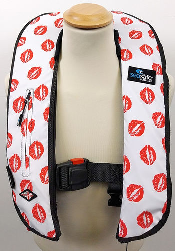 Aufblasbare Rettungsweste - I-Zip – Red Lips - Seasafe Systems Ltd - 170 N / ISO12402-3 / unisex