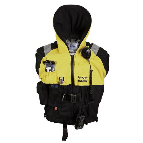 Jacke zur beruflichen Nutzung - Pacific Lite - Seasafe Systems Ltd - mit integrierter selbstaufblasbarer Rettungsweste / ärmellos