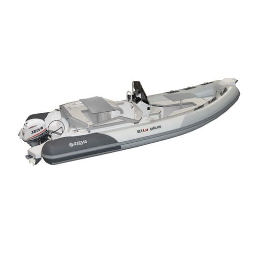 Außenborder-Schlauchboot - 21 LV - Selva Marine - Ribs - halbstarr / mit Mittelkonsole / Open