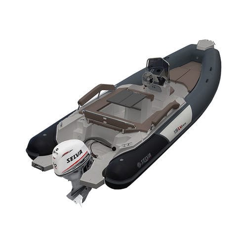 Außenborder-Schlauchboot - 19 LV PLUS ULTRA - Selva Marine - Ribs - halbstarr / Open / mit Mittelkonsole