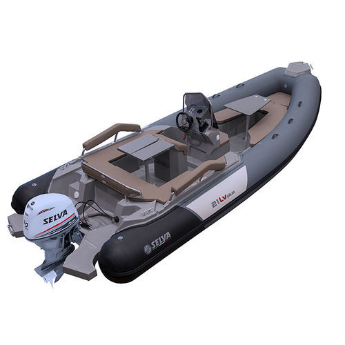 Außenborder-Schlauchboot - 21 LV PLUS ULTRA - Selva Marine - Ribs - halbstarr / Open / mit Mittelkonsole