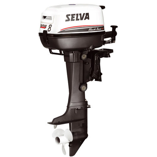 Außenbordmotor - BLACK BASS BIG FOOT 8 - Selva Outboard Motors - Benzin / für Berufsschiffe / 4-Takt