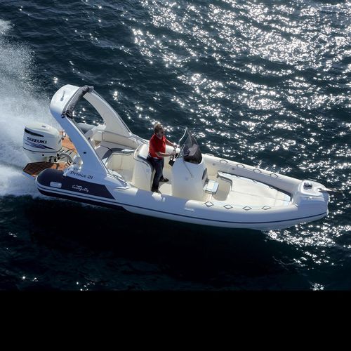 Außenborder-Schlauchboot - Prince 21 - Nuova Jolly - halbstarr / mit Mittelkonsole / Open