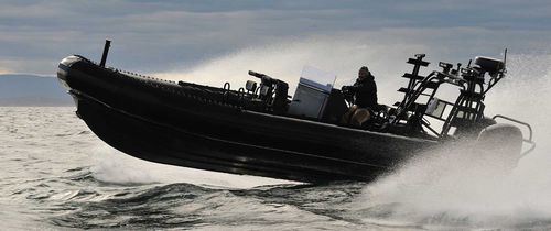 Patrouillenboot Berufsschiff - TITAN 249XL - Titan - Außenborder / Festrumpf-Schlauchboot