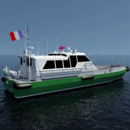 Crewboot-Berufsschiff - SURFER 190 - Chantiers Allais - Innenborder / Aluminium