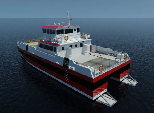 Crewboot-Berufsschiff - SURFERCAT 2400 - Chantiers Allais - Katamaran / Inboard-Hydrojet / Aluminium
