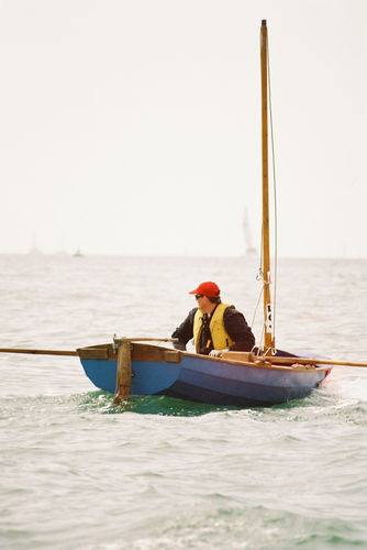 Traditionelles offenes- Segel und Ruderboot - Laita - Grand Largue