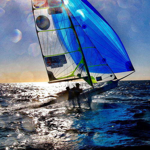 Zweihandjolle - 49ER - Ovington - Skiff / Regatta / mit Doppeltrapez