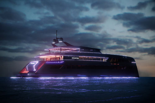 Katamaran-Megayacht - 49M Sunreef Power - Sunreef Yachts - für Kreuzfahrten / mit Steuerhaus