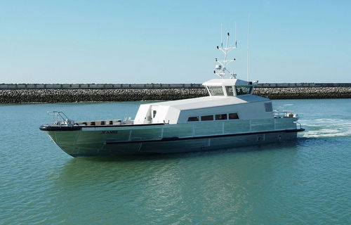 Crewboot-Berufsschiff - JEANNE - Chantier Naval Delavergne - Innenborder / Glasfaser / Aluminium