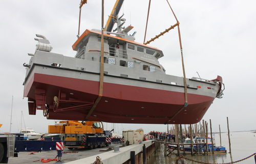 Umweltschutzboot Berufsschiff - MAILIAO MARINE - Chantier Naval Delavergne - Innenborder / Aluminium / Festrumpf